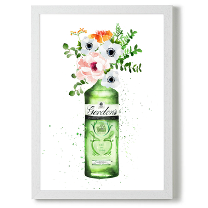 Gordons Gin and Flowers by Mercedes Lopez