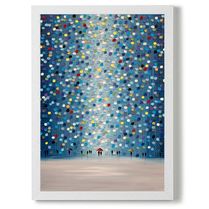 Raindrop Confetti by Ekaterina Ermilkina