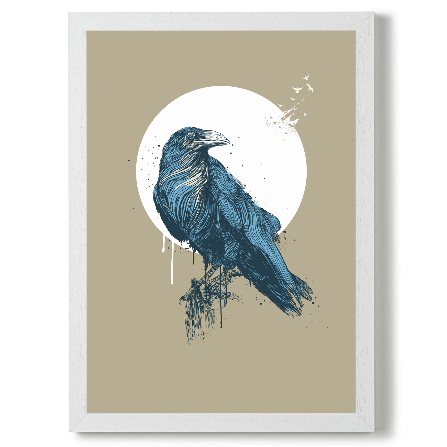 Blue Crow by Balazs Solti