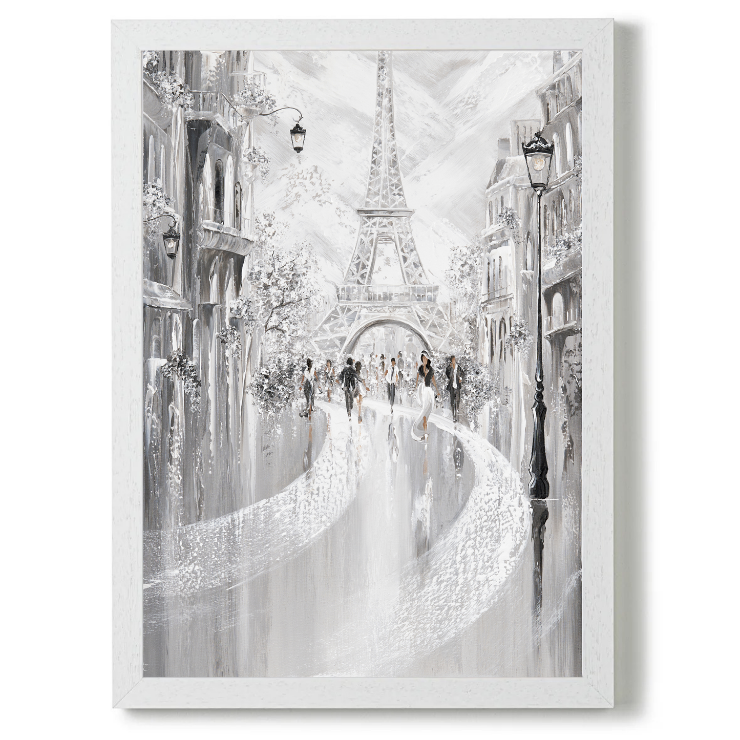 Eiffel Tower Silhouettes by Isabella Karolewicz