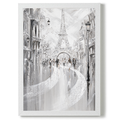 Eiffel Tower Silhouettes by Isabella Karolewicz