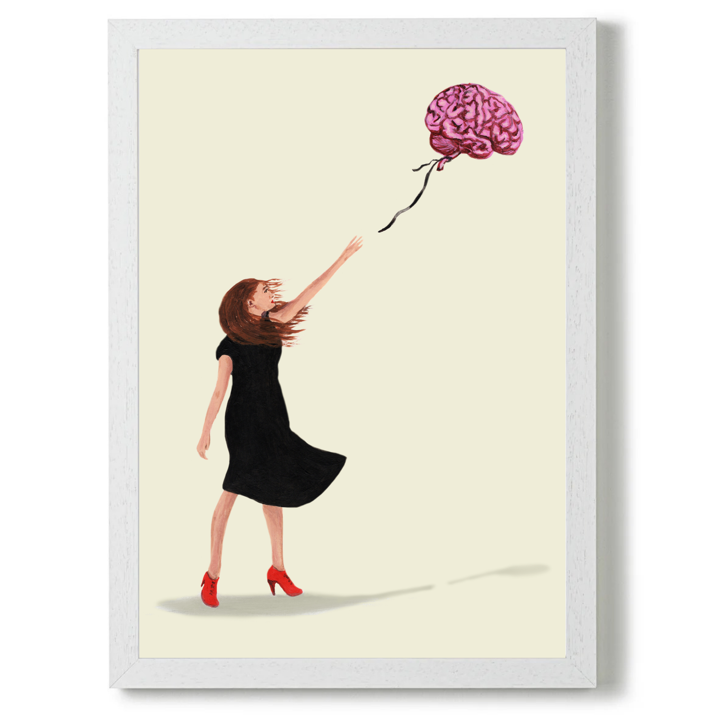 Banksy Inspired Brain Balloon by Coco Deparis