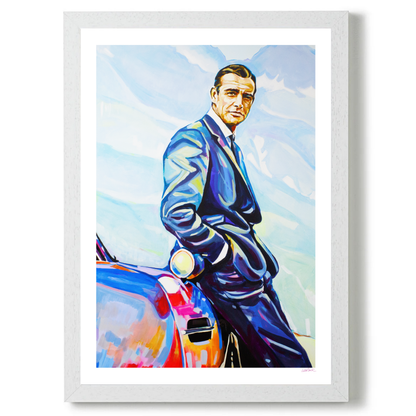 Sean Connery & Aston Martin by Juliet Stockton