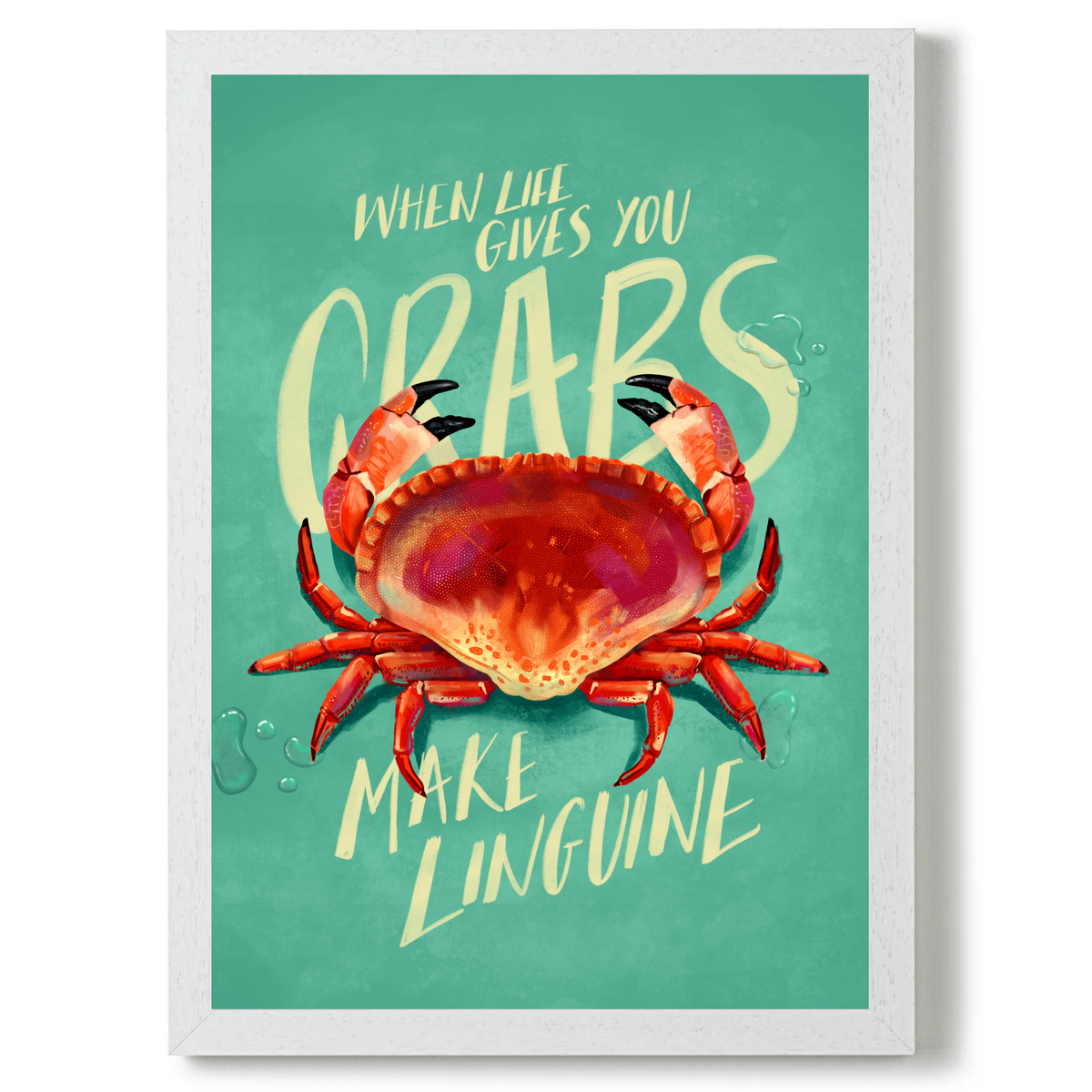 When Life Gives you Crabs by Mark Harrison Prints
