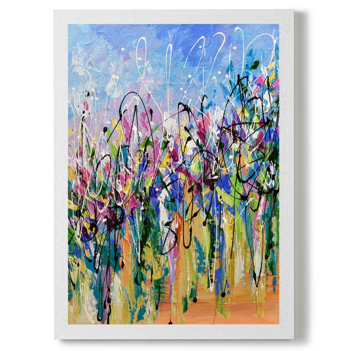 Abstract Flowers 2 by Olga Tkachyk