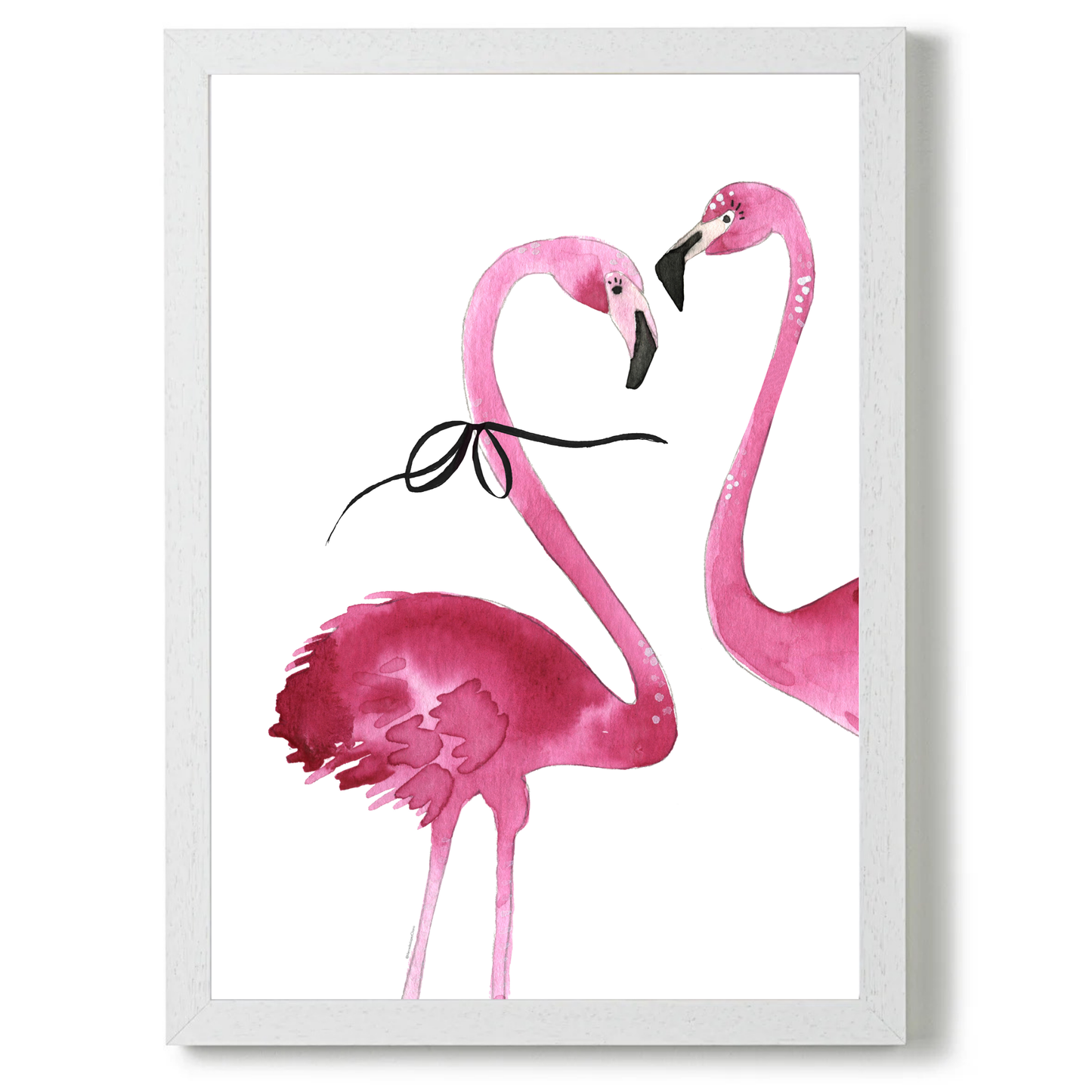 Flamingo Couple by Mercedes Lopez