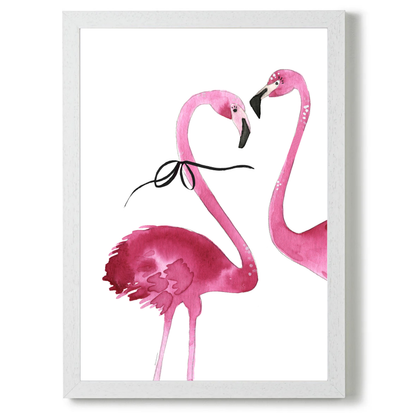 Flamingo Couple by Mercedes Lopez
