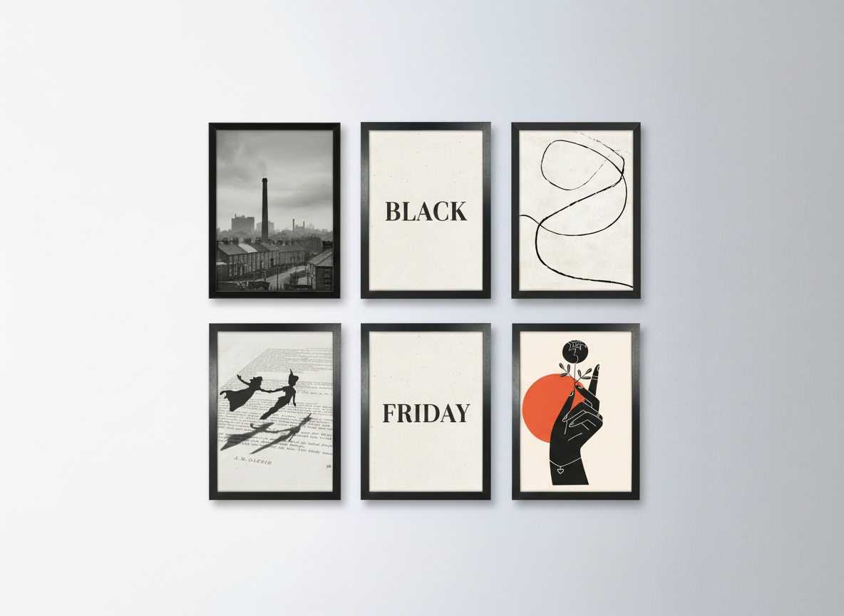 Black Friday Gallery Wall Banner - Zoomed Out