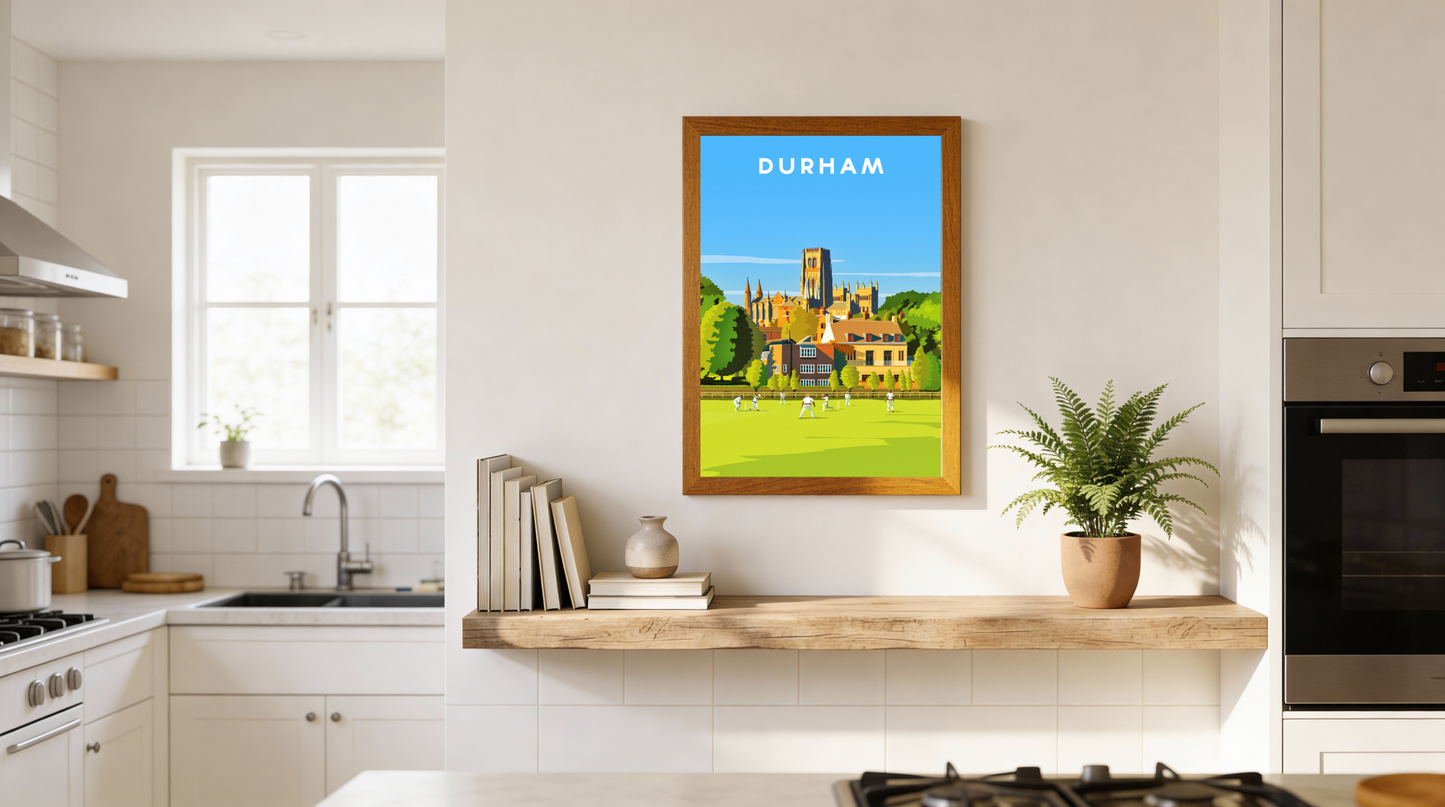 Durham 4 Print - Illustrated Artwork by Richard O’Neill