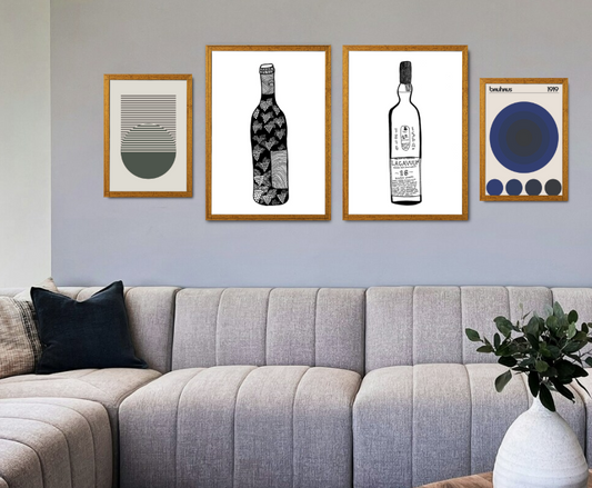 Home Bar - Build Your Own Gallery Wall Bundle (Set of 4 Type 2)
