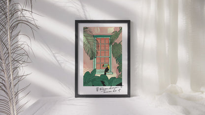 Toucan Do It Art Print by Lucy Michelle