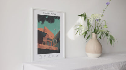 Avion En Papier Art Print by Lucy Michelle