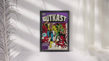 Dangerous Outkast Retro Music Poster Framed Wall Art Print