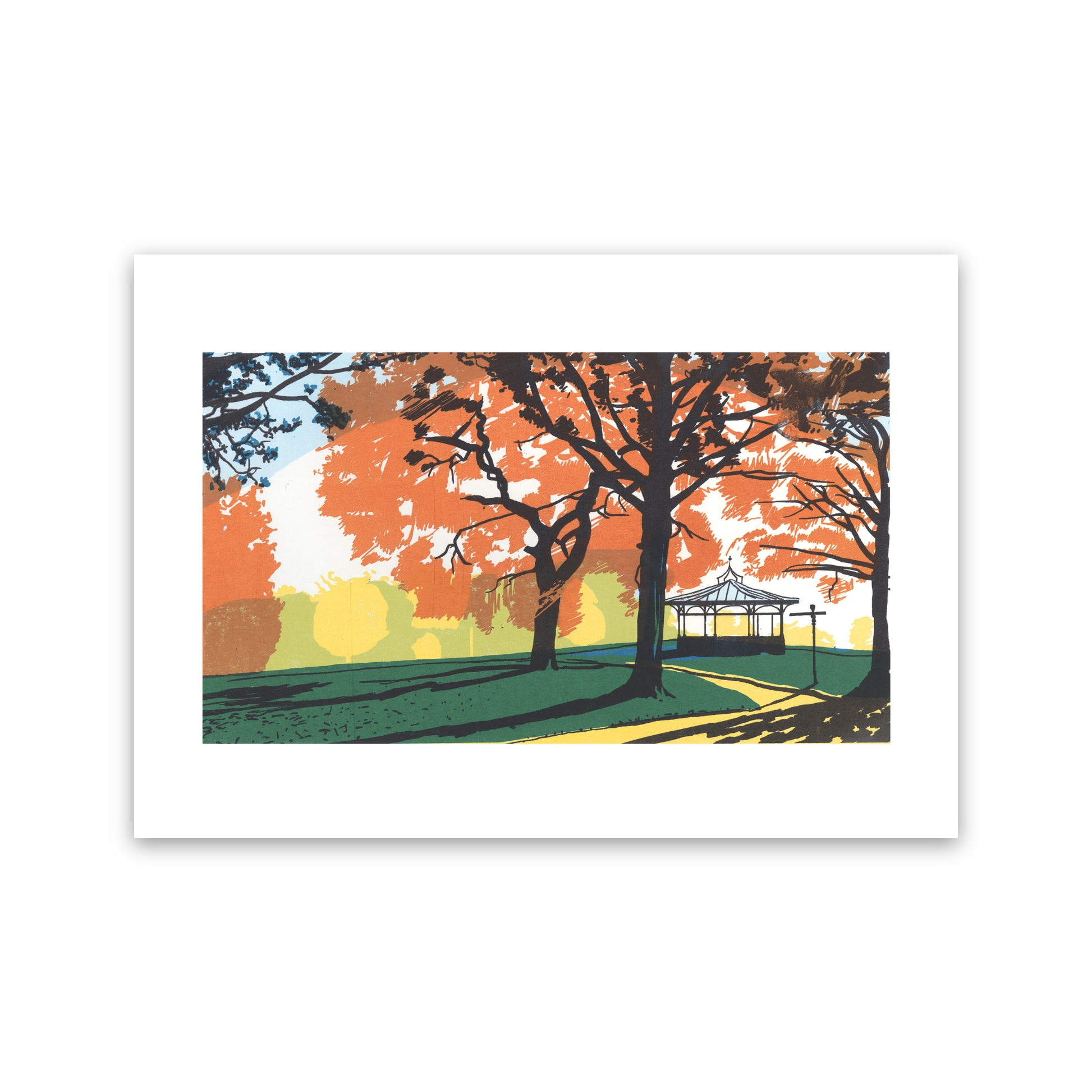 Roundhay Park, Leeds, West Yorkshire, Landscape Art Print By James Bywood