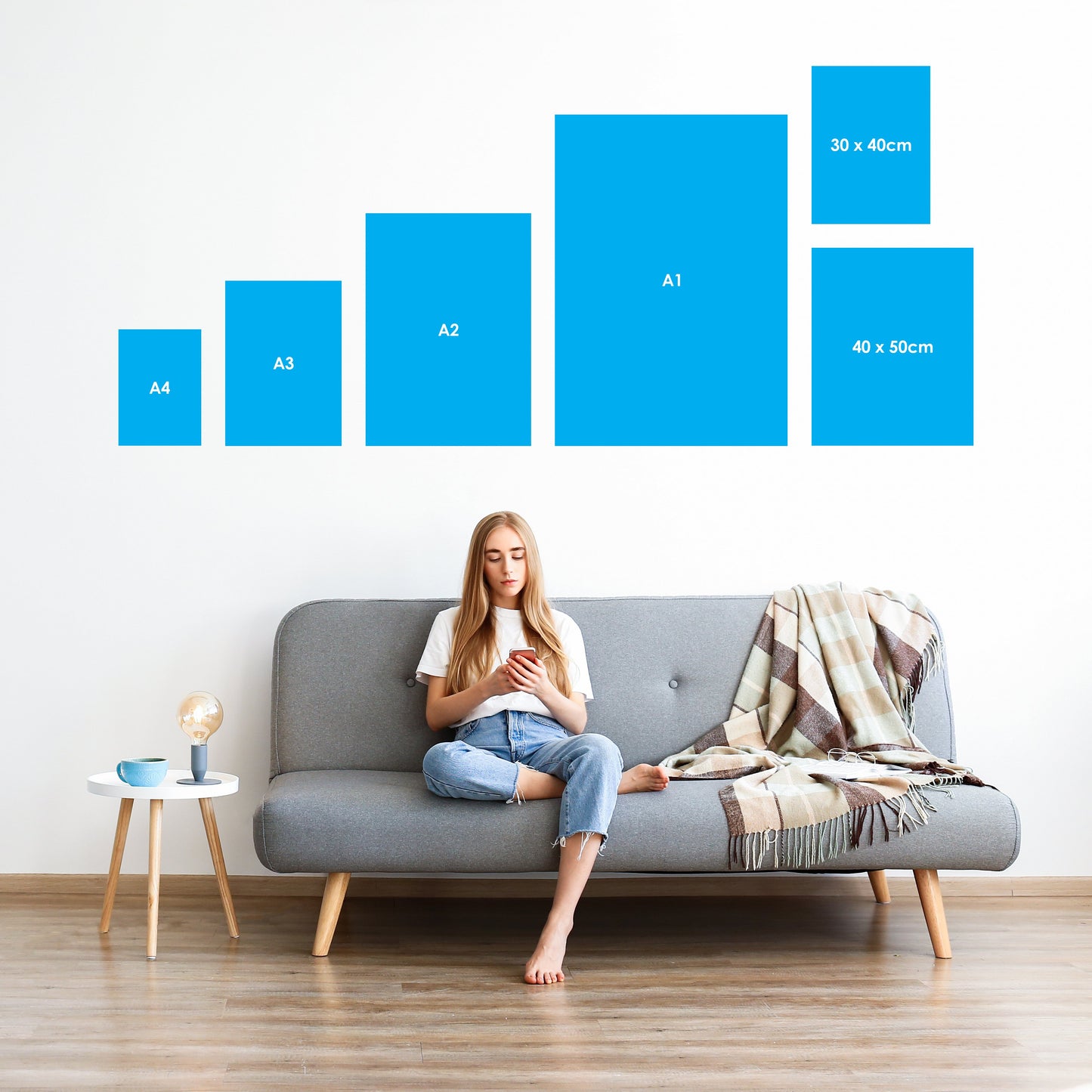 Square Cloud Art Print A