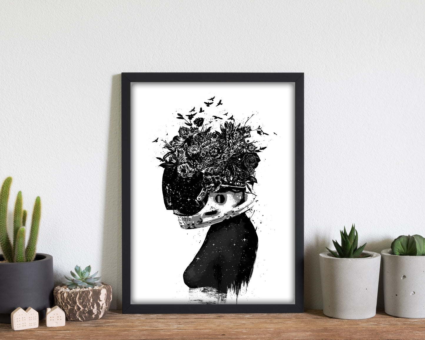 Hybrid Girl Art Print by Balaz Solti