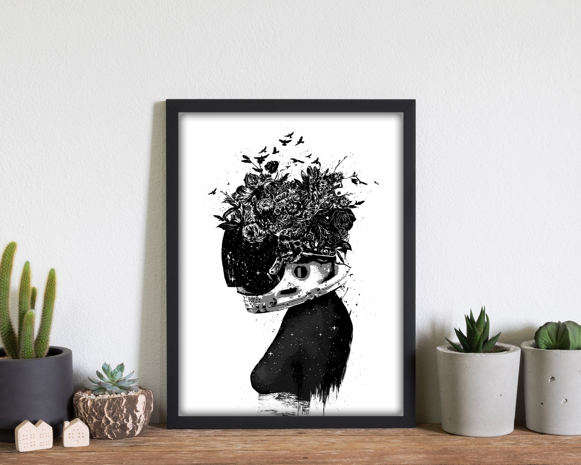 Hybrid Girl Art Print by Balaz Solti
