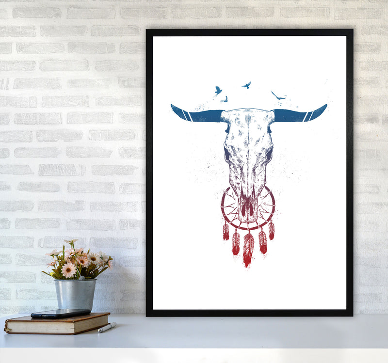 Beautiful Dream Animal Art Print by Balaz Solti A1 White Frame
