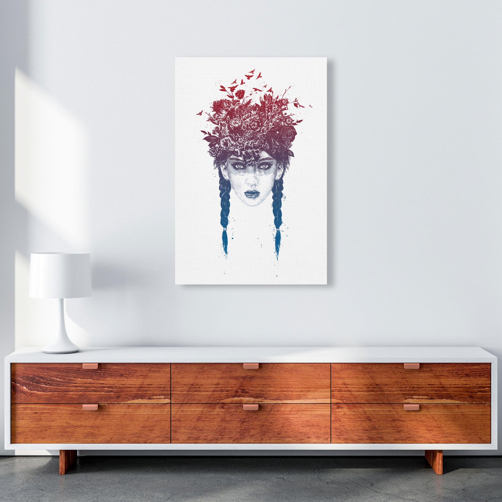 Summer Queen Colour Art Print by Balaz Solti A1 Canvas