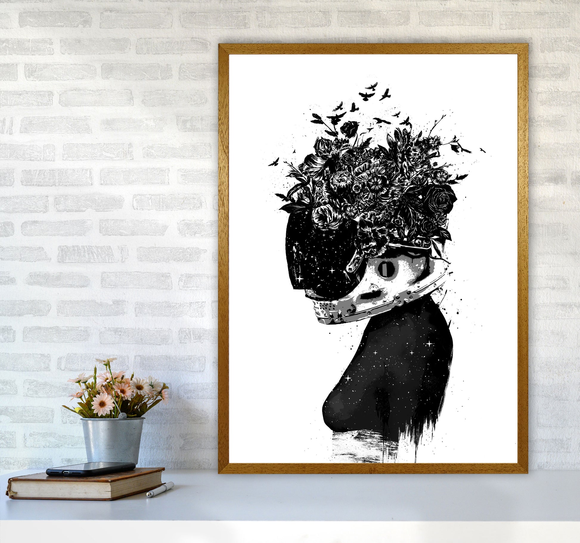 Hybrid Girl Art Print by Balaz Solti A1 Print Only
