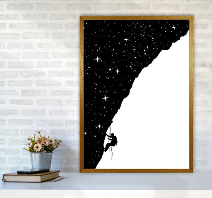 Night Climber B&W Art Print by Balaz Solti A1 Print Only