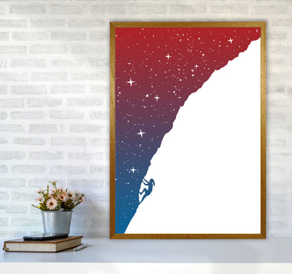 Night Climber Colour Art Print by Balaz Solti A1 Print Only