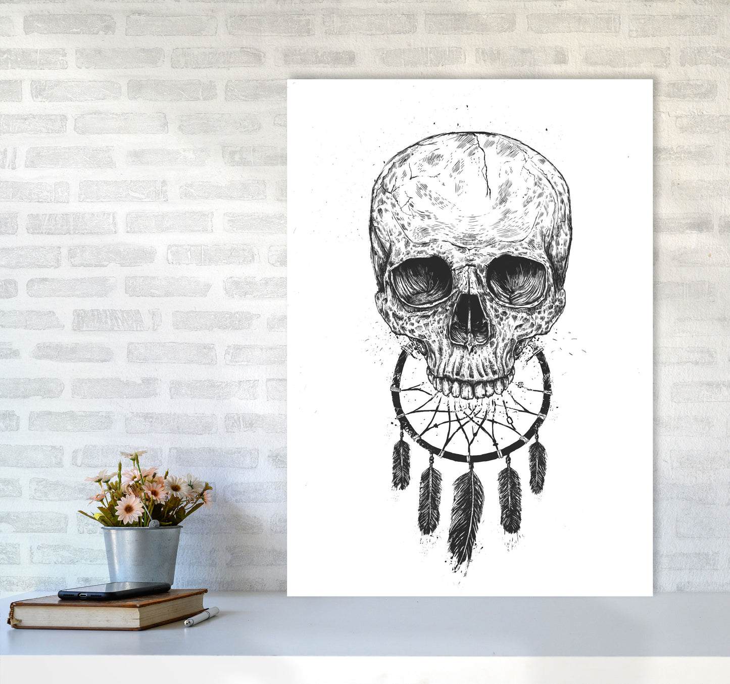 Dream Forever Gothic Art Print by Balaz Solti A1 Black Frame