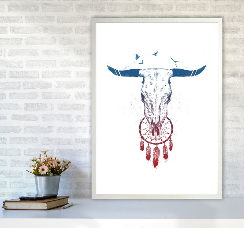 Beautiful Dream Animal Art Print by Balaz Solti A1 Oak Frame