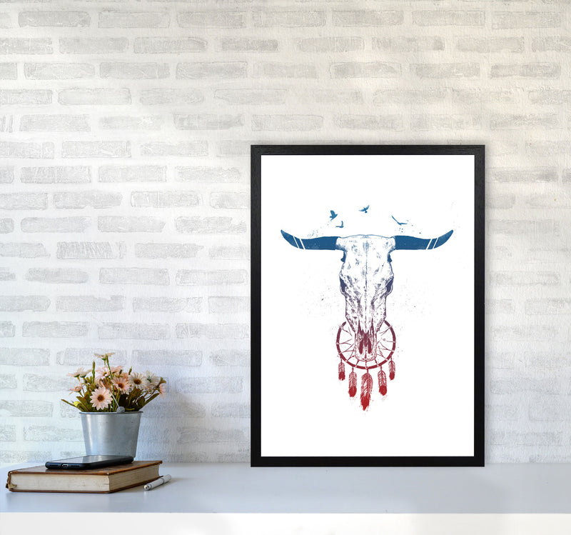 Beautiful Dream Animal Art Print by Balaz Solti A2 White Frame