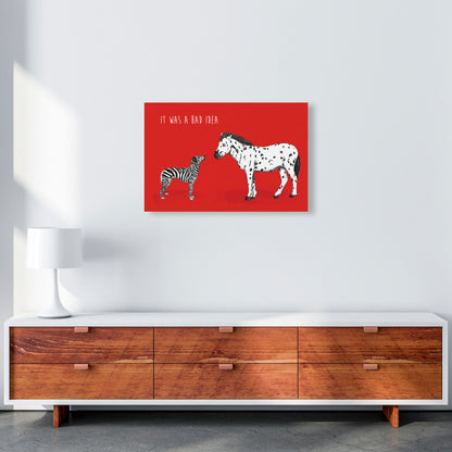 It Was A Bad Idea Humorous Animals Animal Art Print by Balaz Solti A2 Canvas