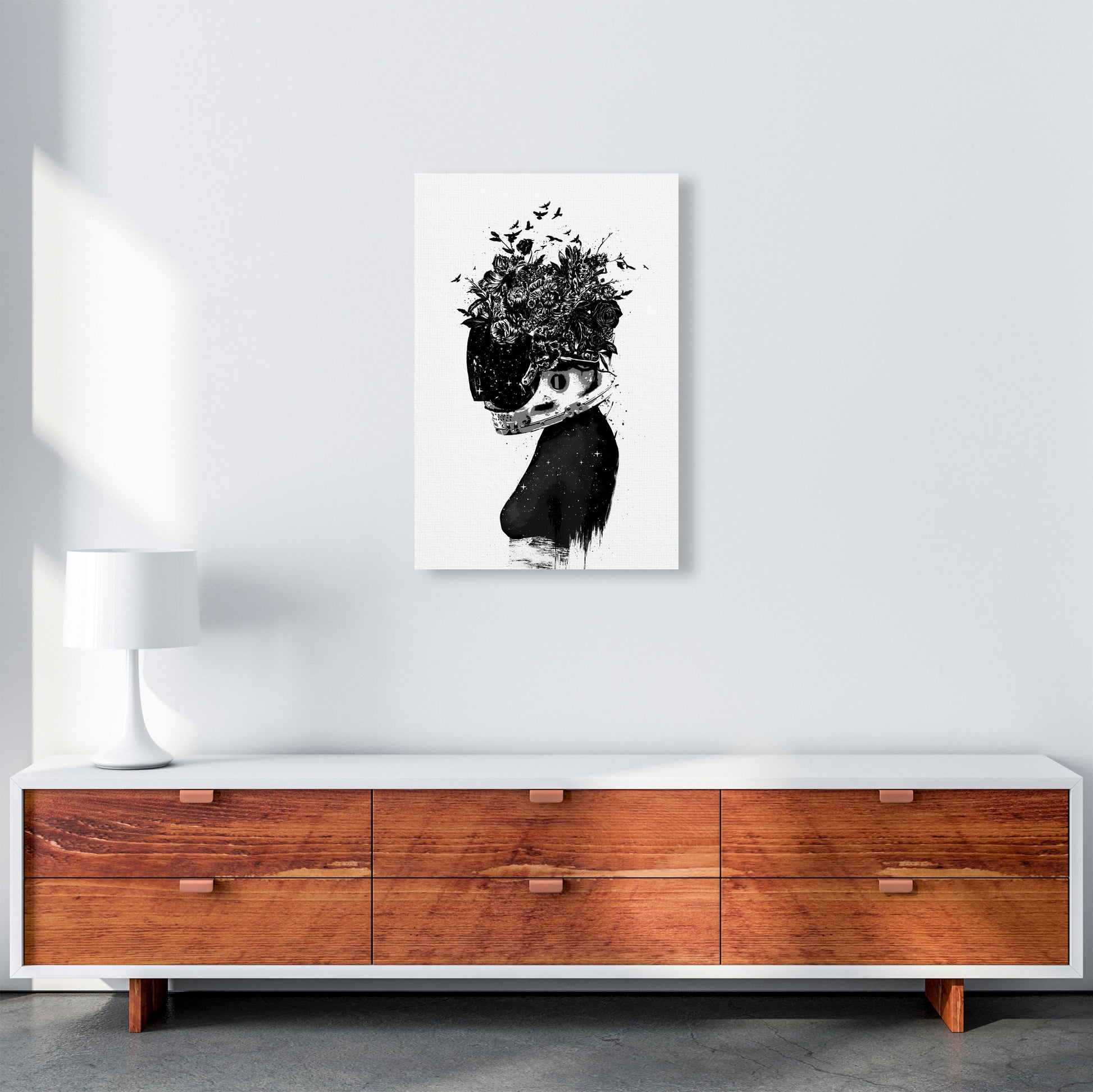 Hybrid Girl Art Print by Balaz Solti A2 Canvas