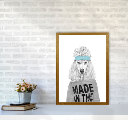 80's Bitch Dog Animal Modern Art Print by Balaz Solti A2 Print Only