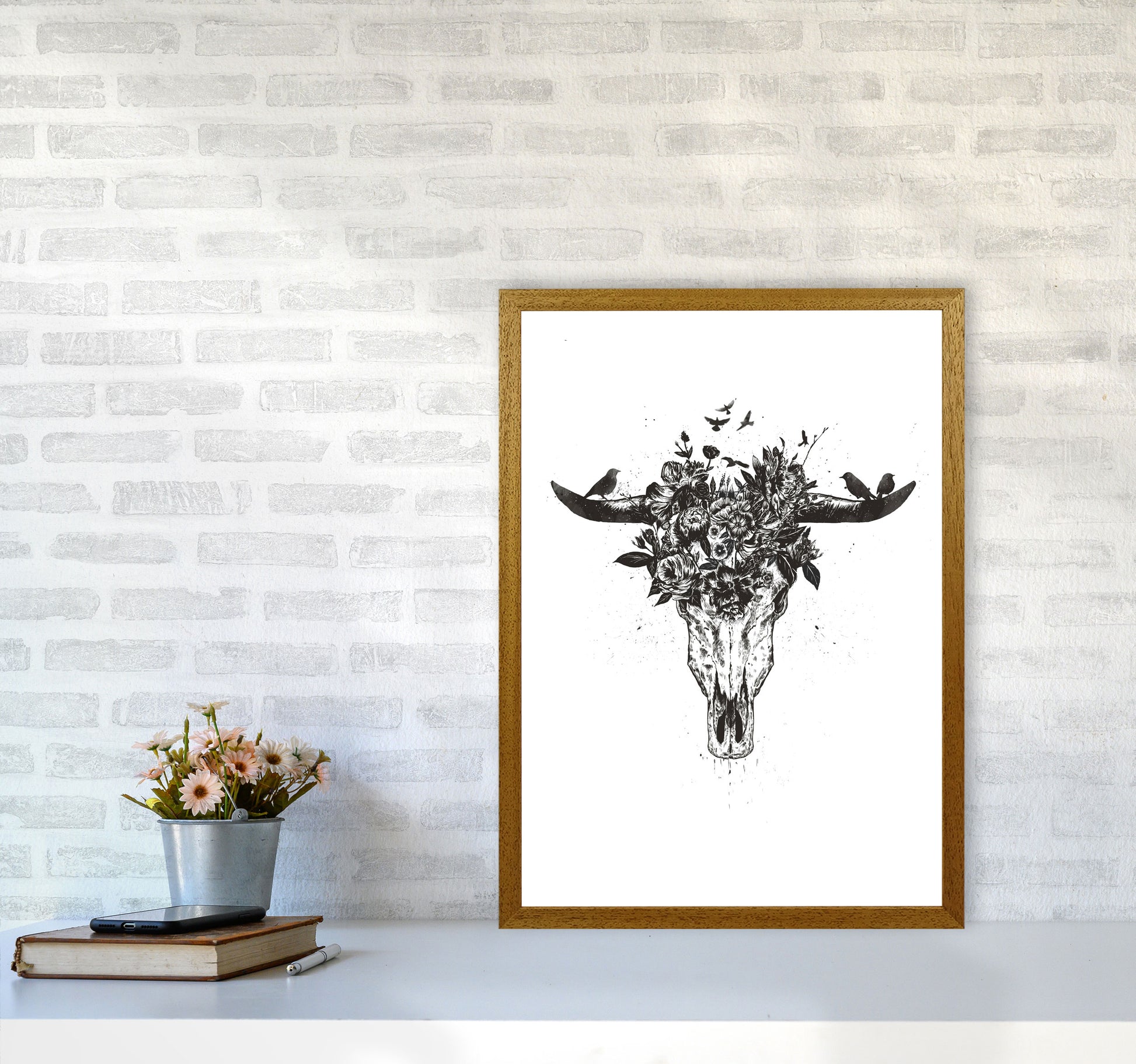 Dead Summer B&W Animal Art Print by Balaz Solti A2 Print Only
