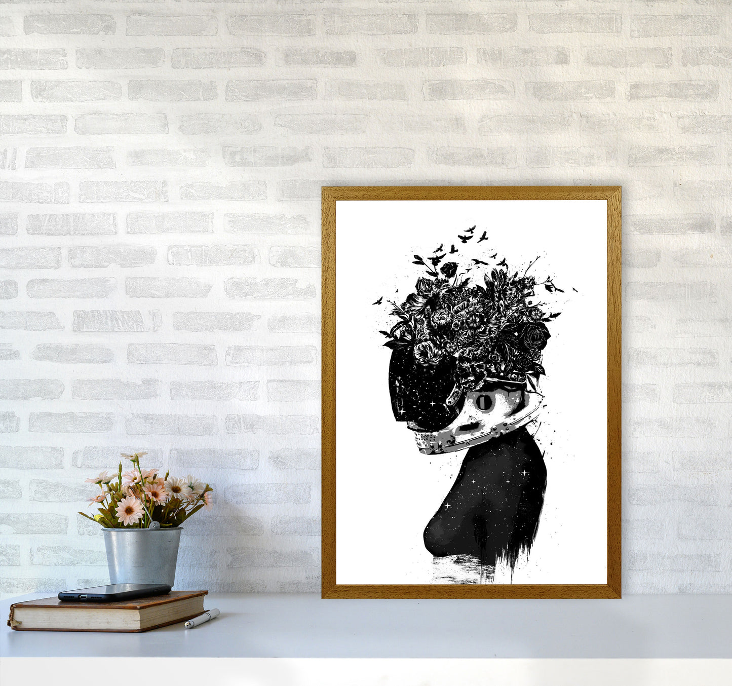 Hybrid Girl Art Print by Balaz Solti A2 Print Only
