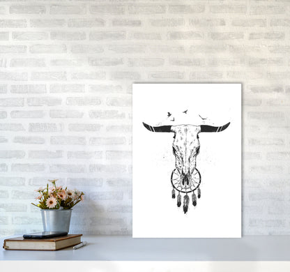 Beautiful Dream B&W Animal Art Print by Balaz Solti A2 Black Frame