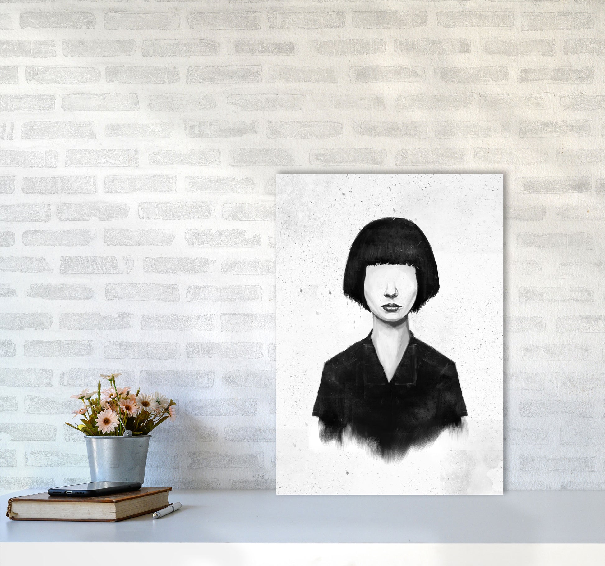 What You See Is What You Get Art Print by Balaz Solti A2 Black Frame