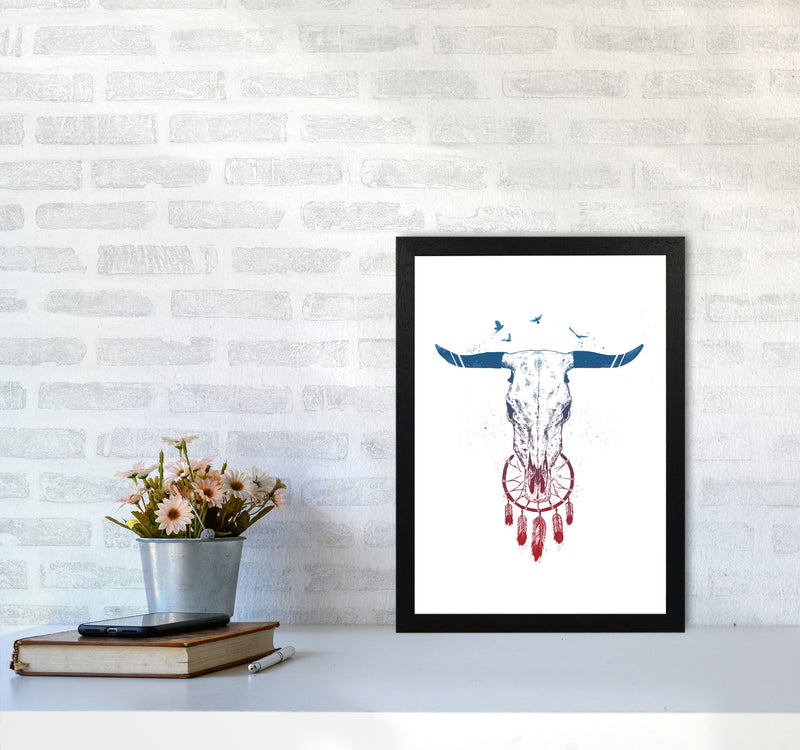 Beautiful Dream Animal Art Print by Balaz Solti A3 White Frame