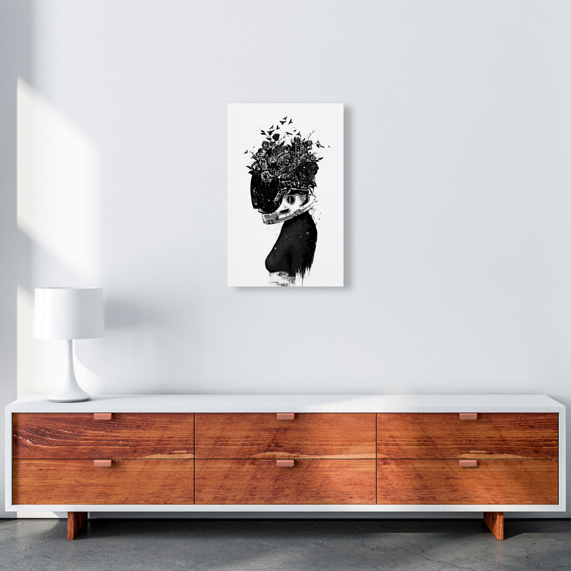 Hybrid Girl Art Print by Balaz Solti A3 Canvas