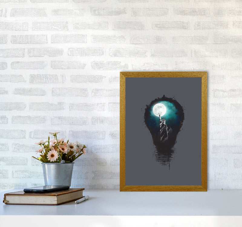 Big City Lights Art Print by Balaz Solti A3 Print Only