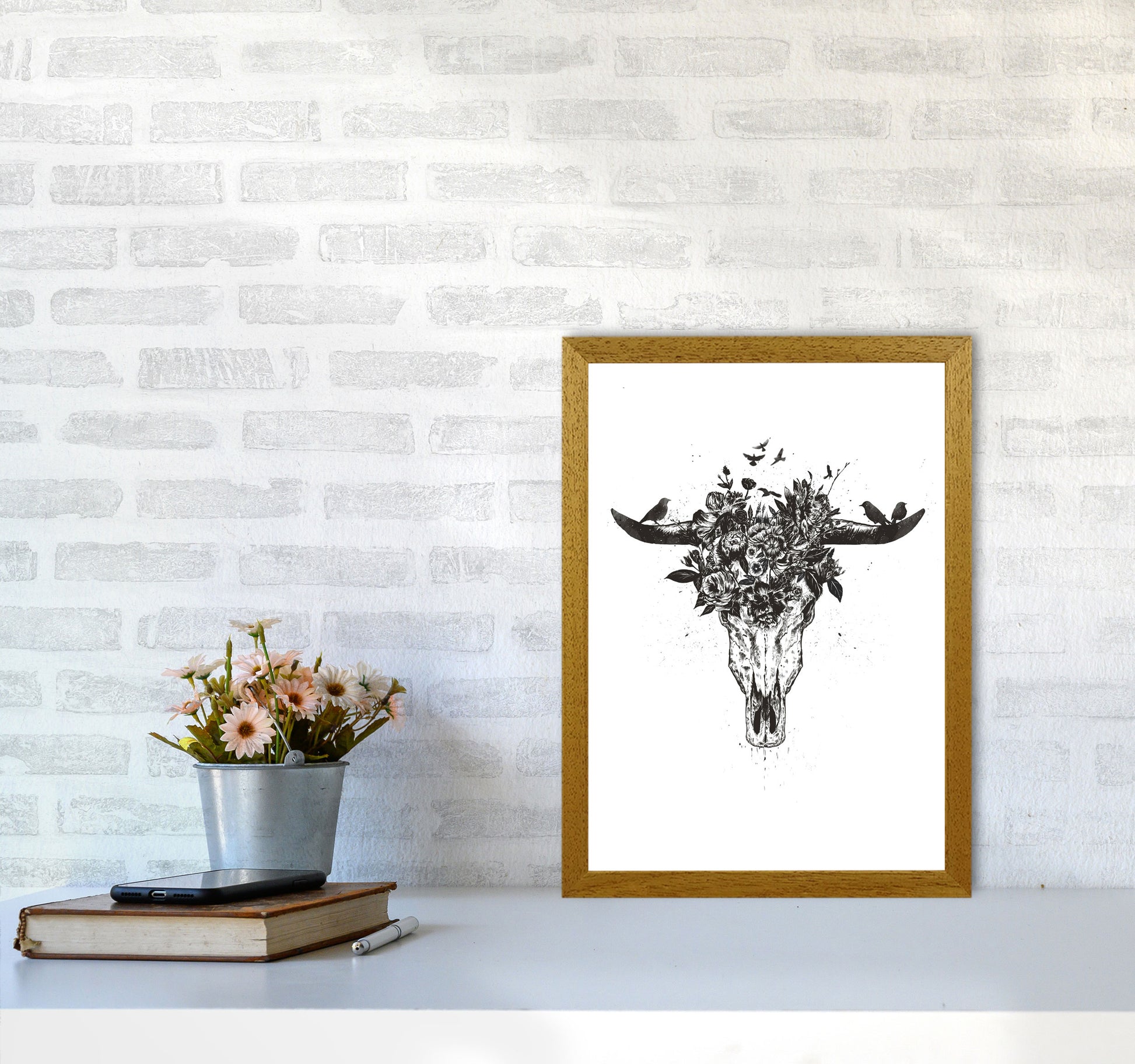 Dead Summer B&W Animal Art Print by Balaz Solti A3 Print Only