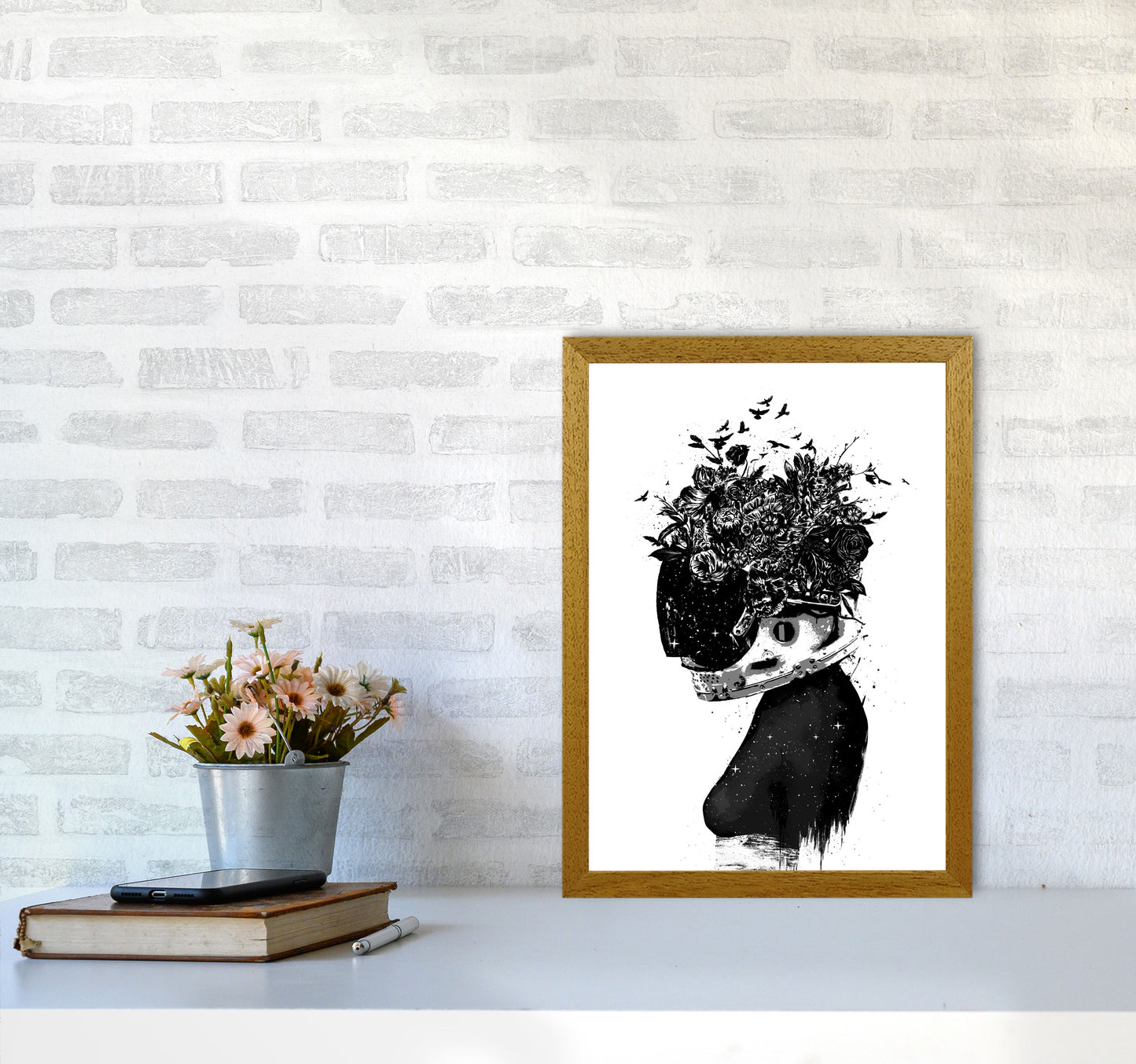 Hybrid Girl Art Print by Balaz Solti A3 Print Only