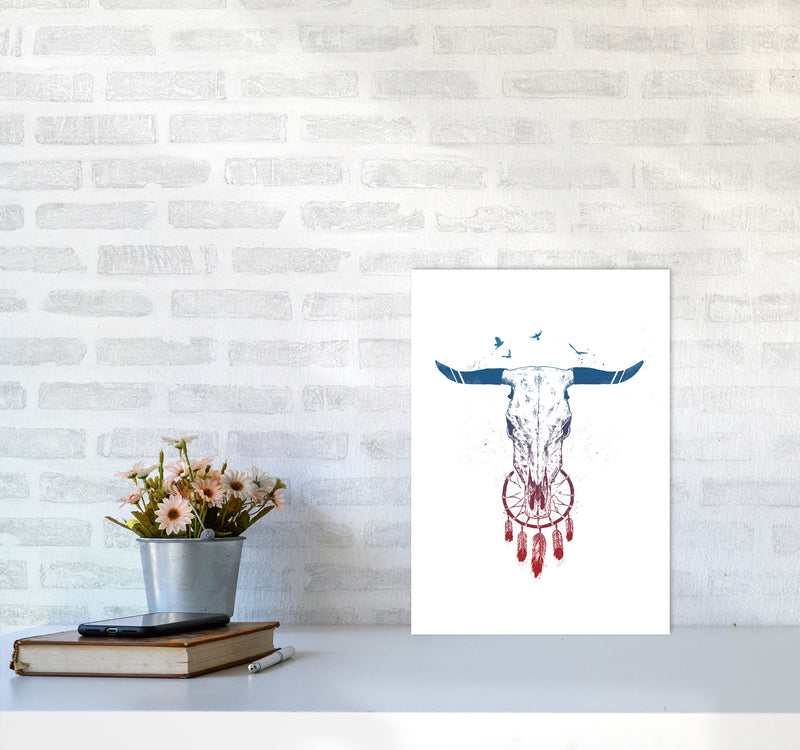 Beautiful Dream Animal Art Print by Balaz Solti A3 Black Frame
