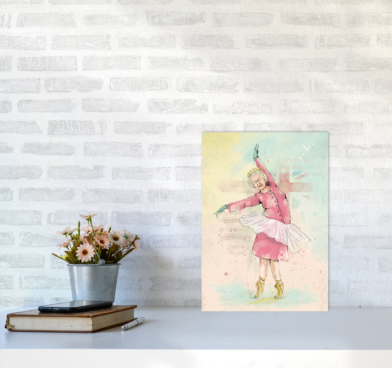 Dancing Queen Art Print by Balaz Solti A3 Black Frame