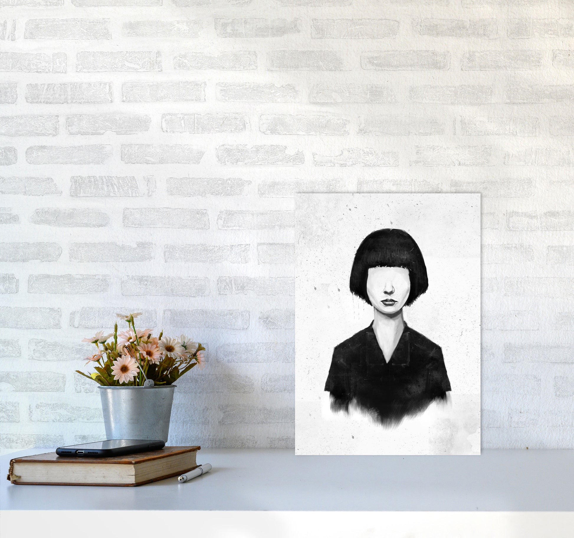 What You See Is What You Get Art Print by Balaz Solti A3 Black Frame