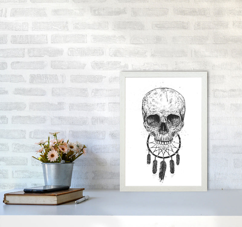 Dream Forever Gothic Art Print by Balaz Solti A3 Oak Frame