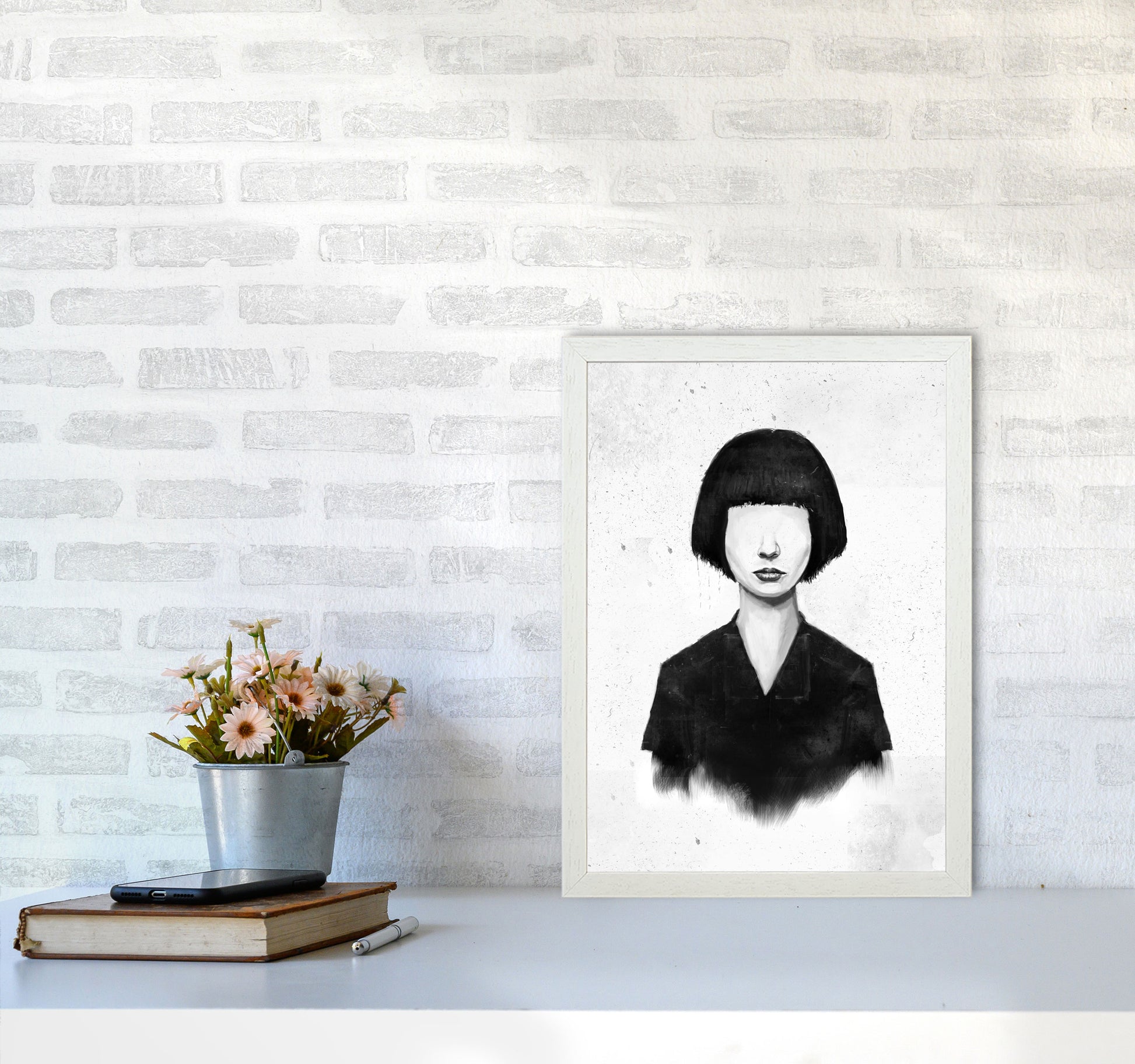 What You See Is What You Get Art Print by Balaz Solti A3 Oak Frame