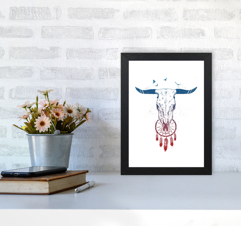 Beautiful Dream Animal Art Print by Balaz Solti A4 White Frame