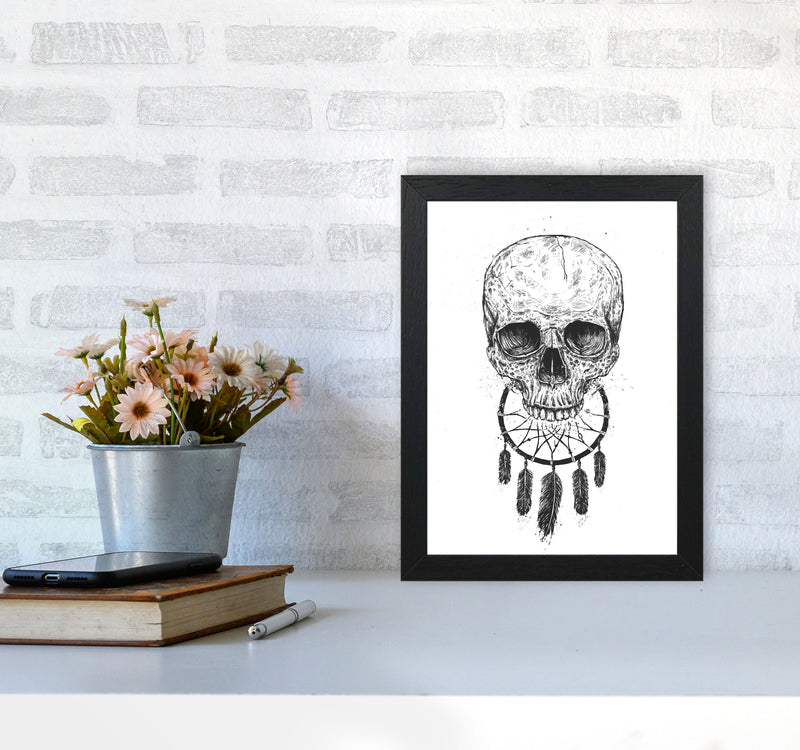 Dream Forever Gothic Art Print by Balaz Solti A4 White Frame