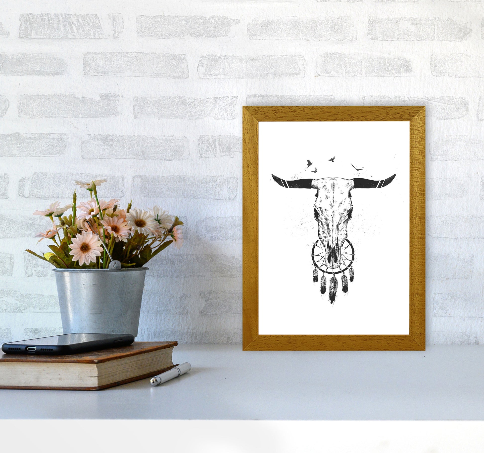 Beautiful Dream B&W Animal Art Print by Balaz Solti A4 Print Only