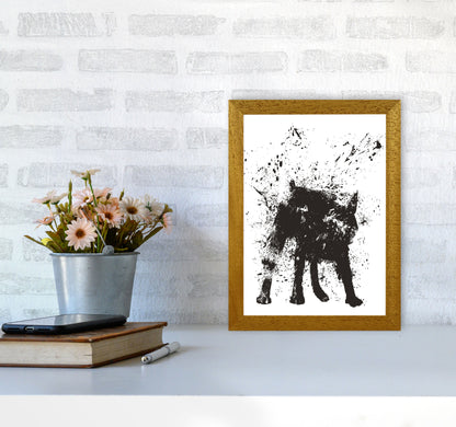 Wet Dog Animal Art Print by Balaz Solti A4 Print Only
